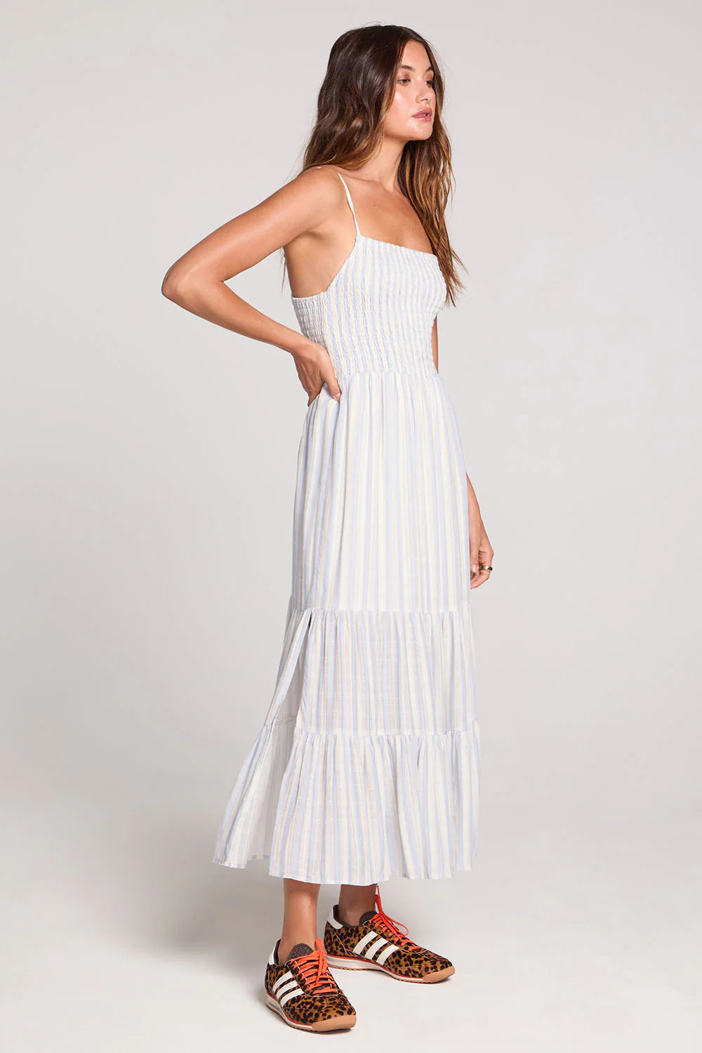 Leon Midi Dress - Cloud Blue