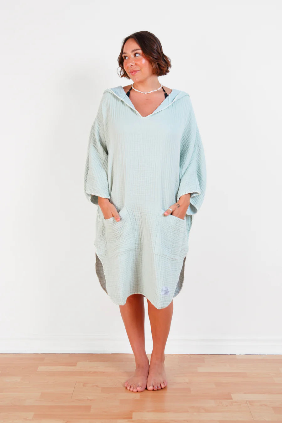 The Cocoon Surf Poncho - Sage