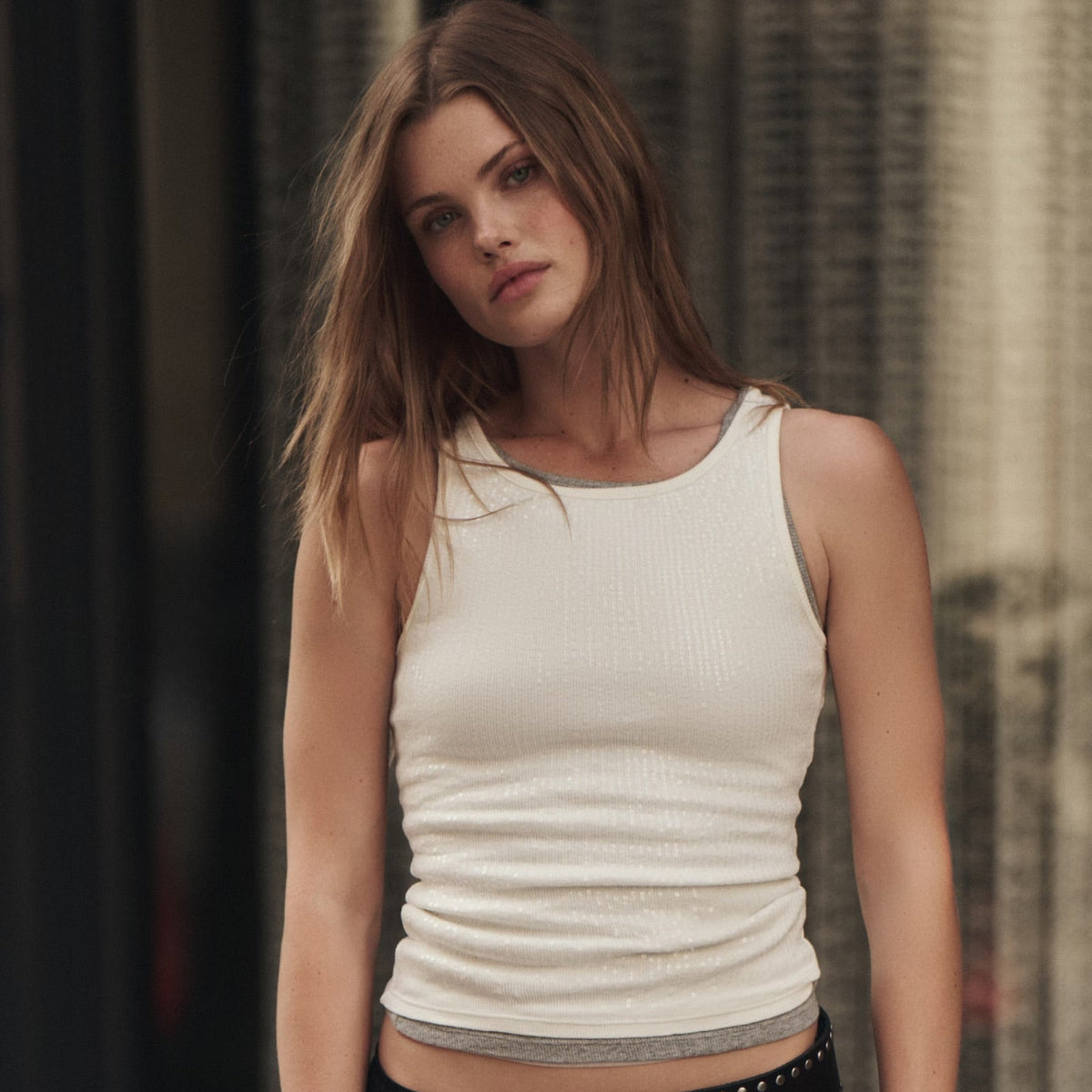 Night Shine Tank - Clean Ivory