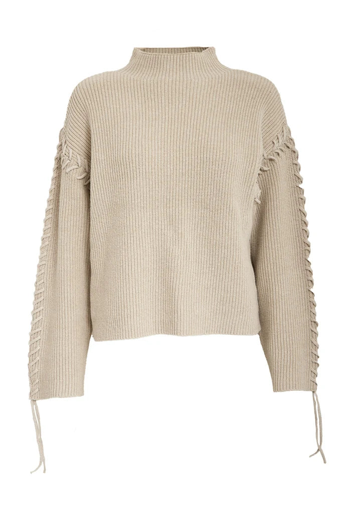 Sylvia Knit Sweater - Sand Grey
