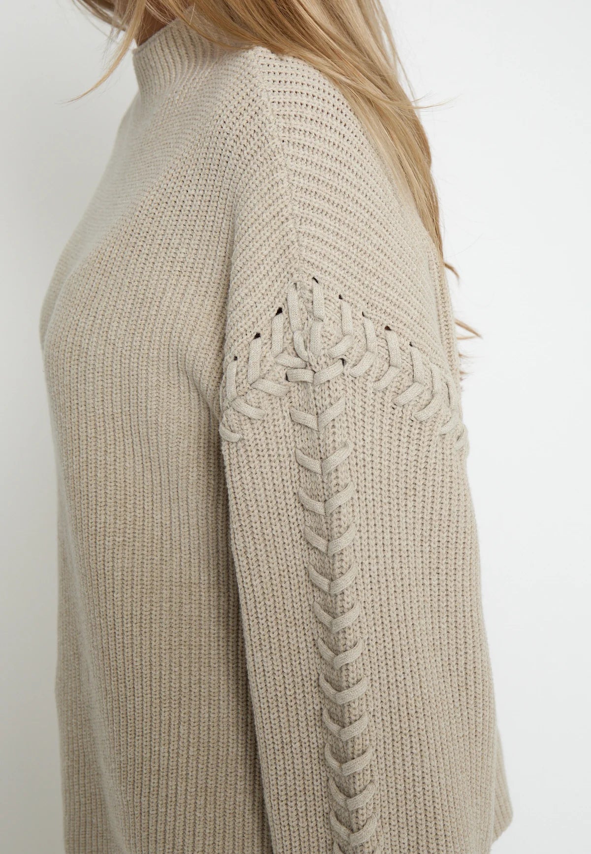 Sylvia Knit Sweater - Sand Grey
