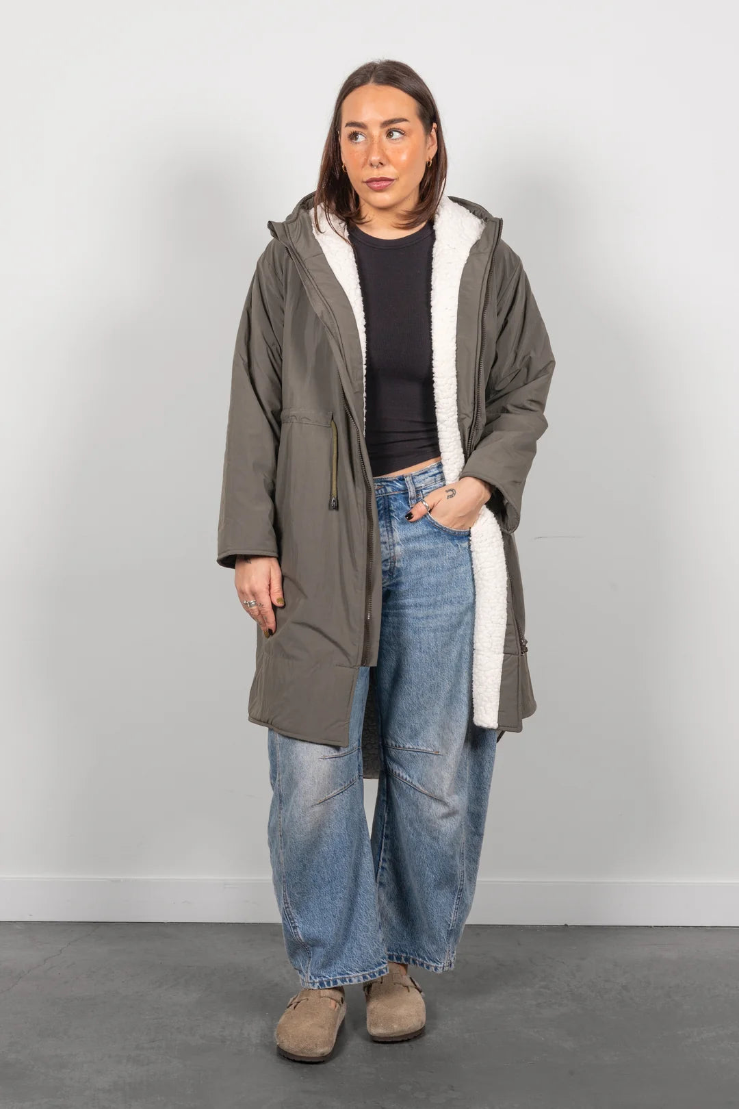 Plunge Jacket - Olive