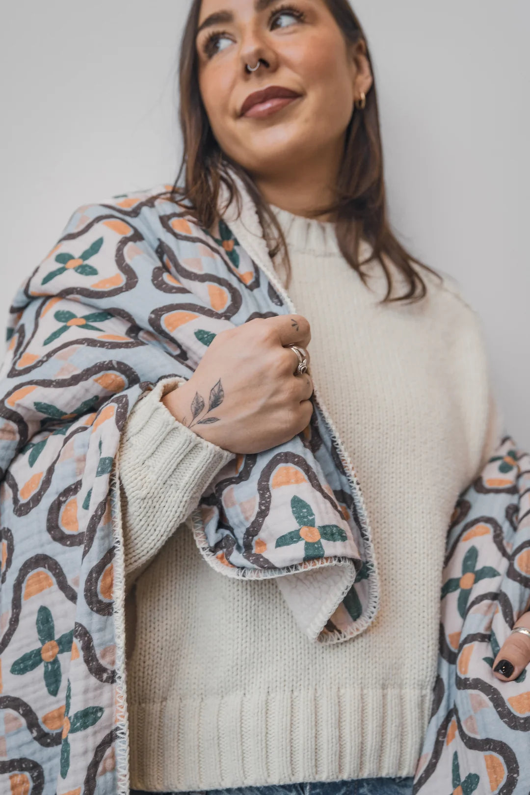 Mosaic Sherpa Blanket