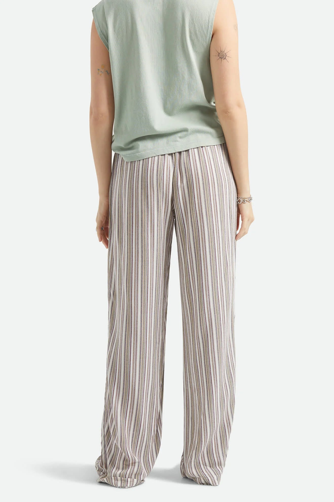 Alley Lounge Pant - Robust Red Stripe