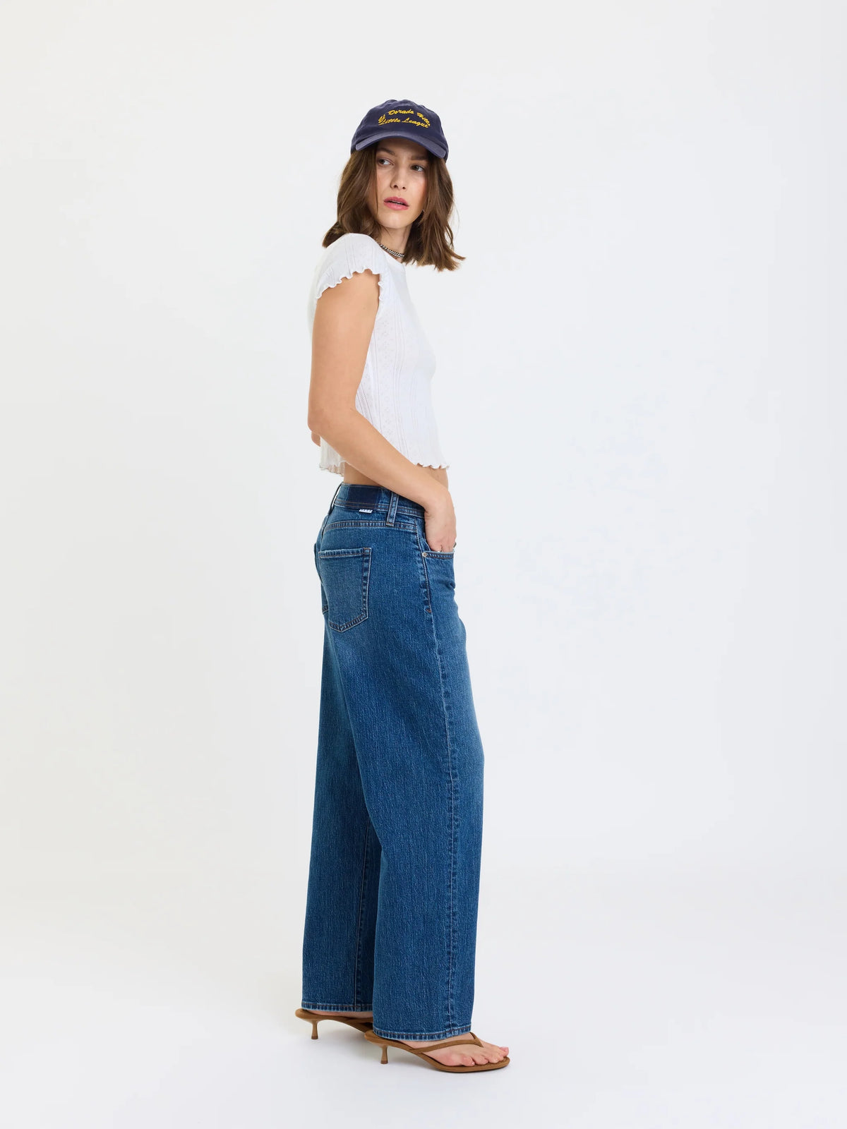 Replay Low Rise V-Waist Soft Barrel - Almost Home