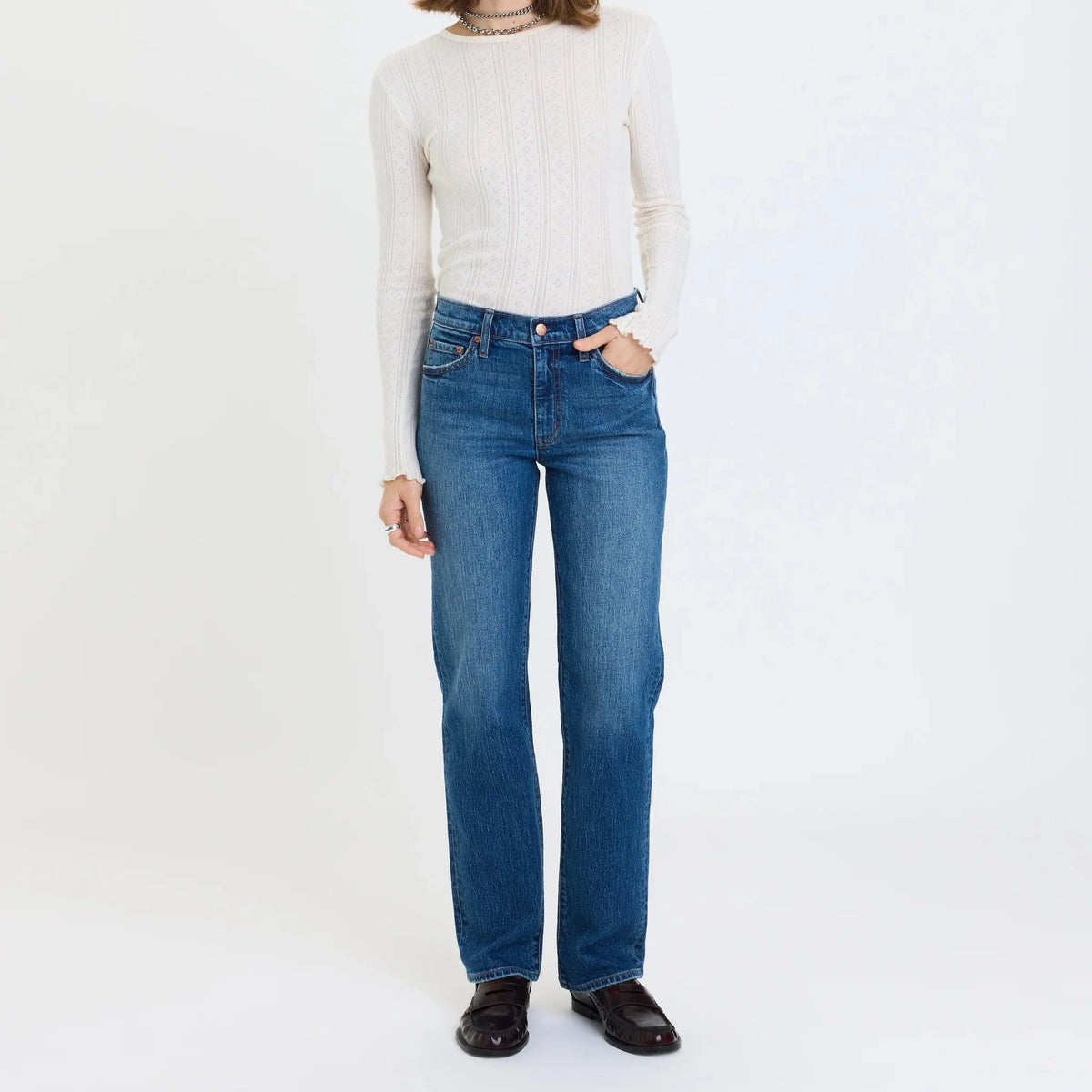 Rebel Mid Rise Straight - Surge