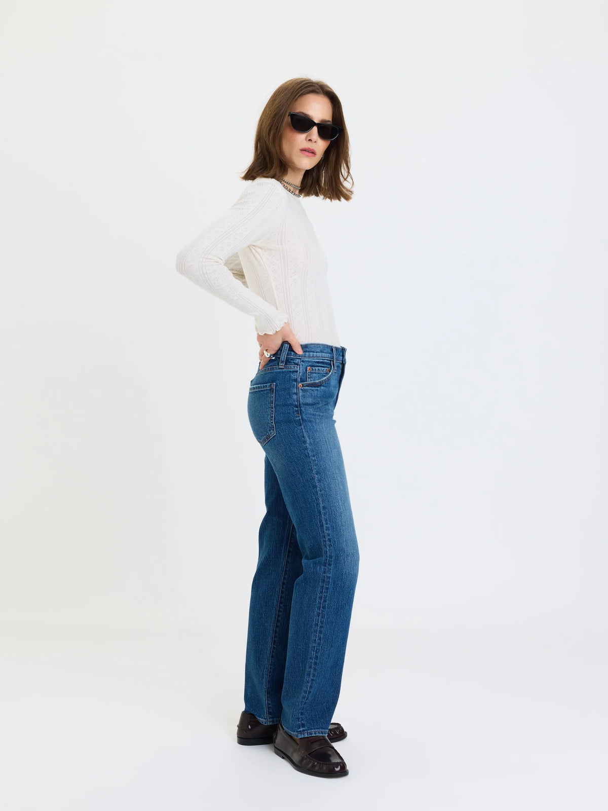 Rebel Mid Rise Straight - Surge