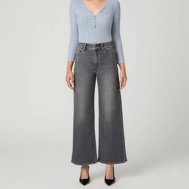 Anessa 31" Wide Leg Jean - Malibu Mist
