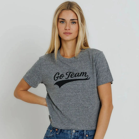Go Team Tee - Heather Grey