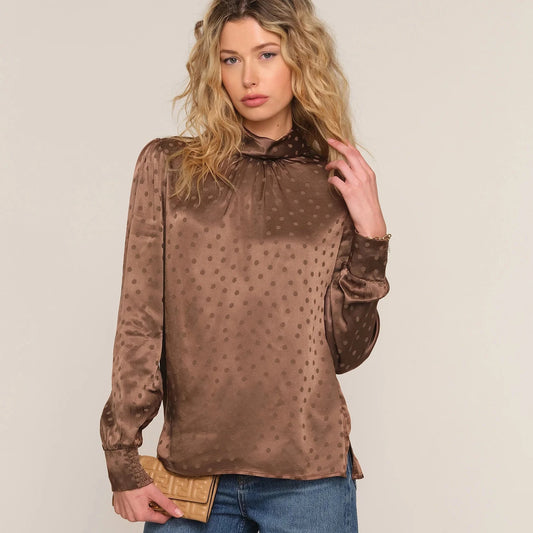 Carli Blouse - Espresso