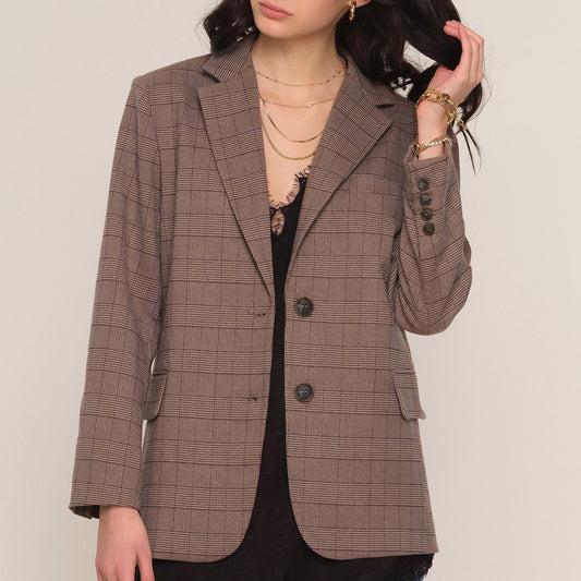 Sienna Blazer - Taupe