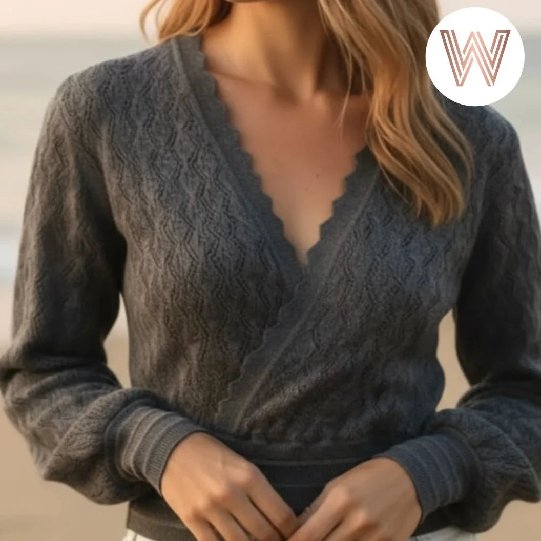 Chloe Wrap - Charcoal