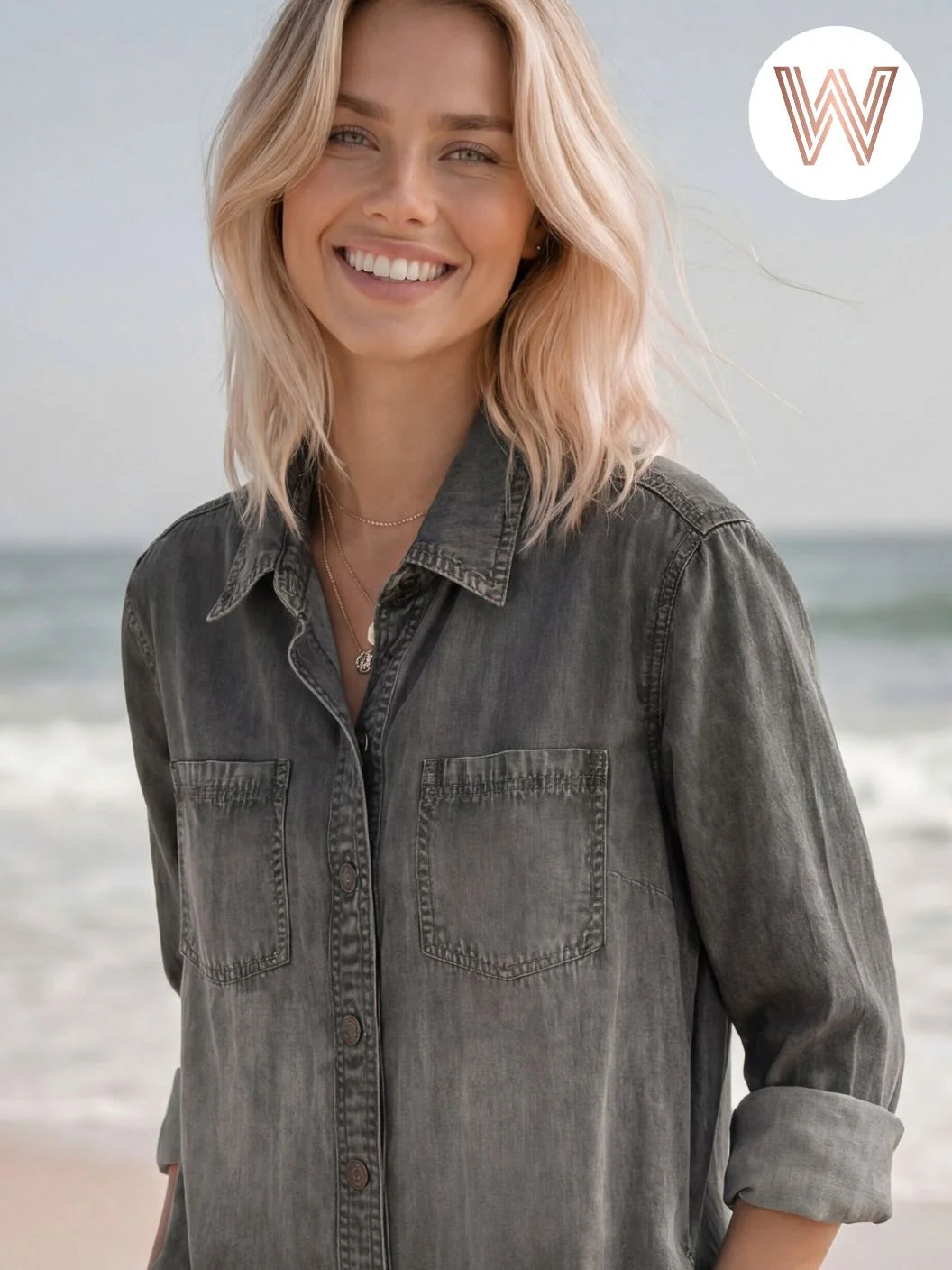 Ash Denim Jacket - Charcoal