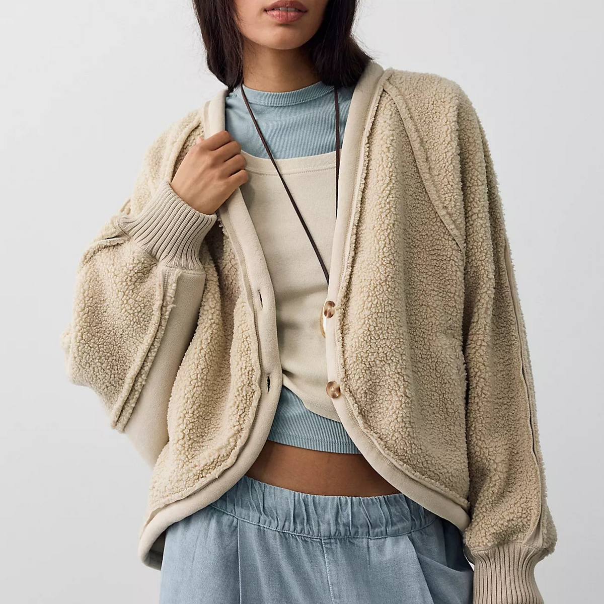 Cabin Hero Cardi - Oat
