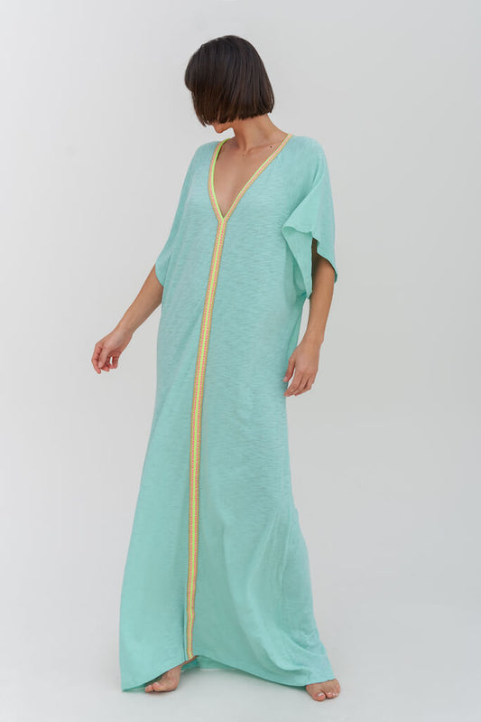 Pima Abaya - Turquoise