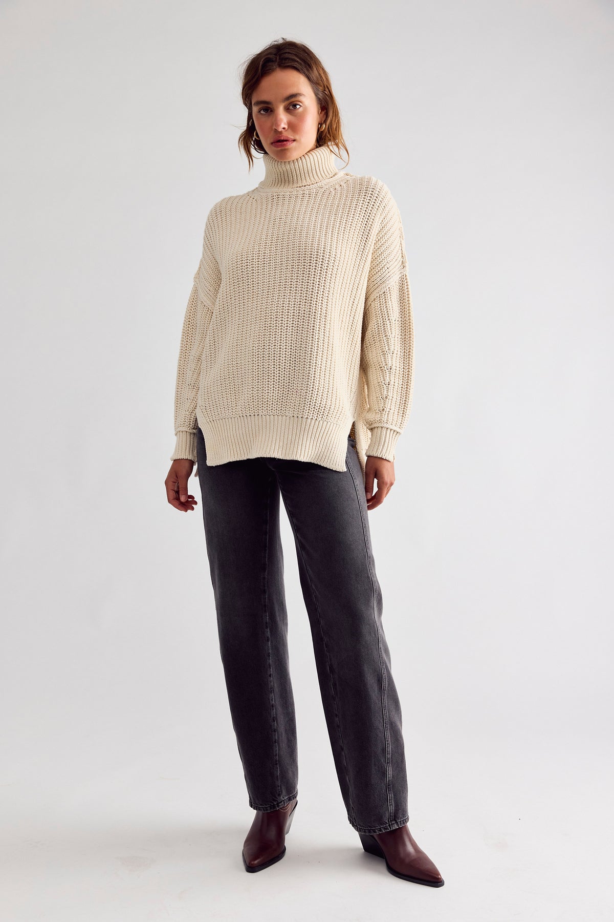 Worn Thru Turtleneck - Tea