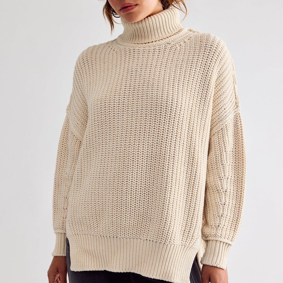 Worn Thru Turtleneck - Tea