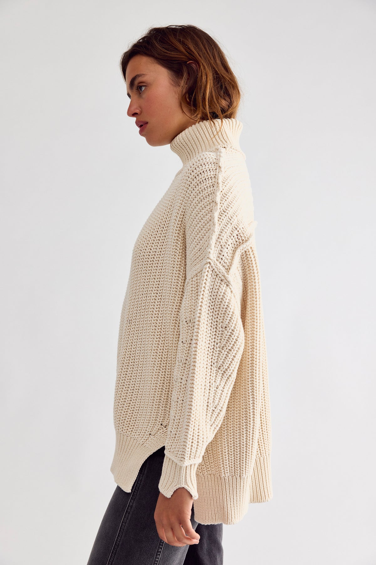 Worn Thru Turtleneck - Tea