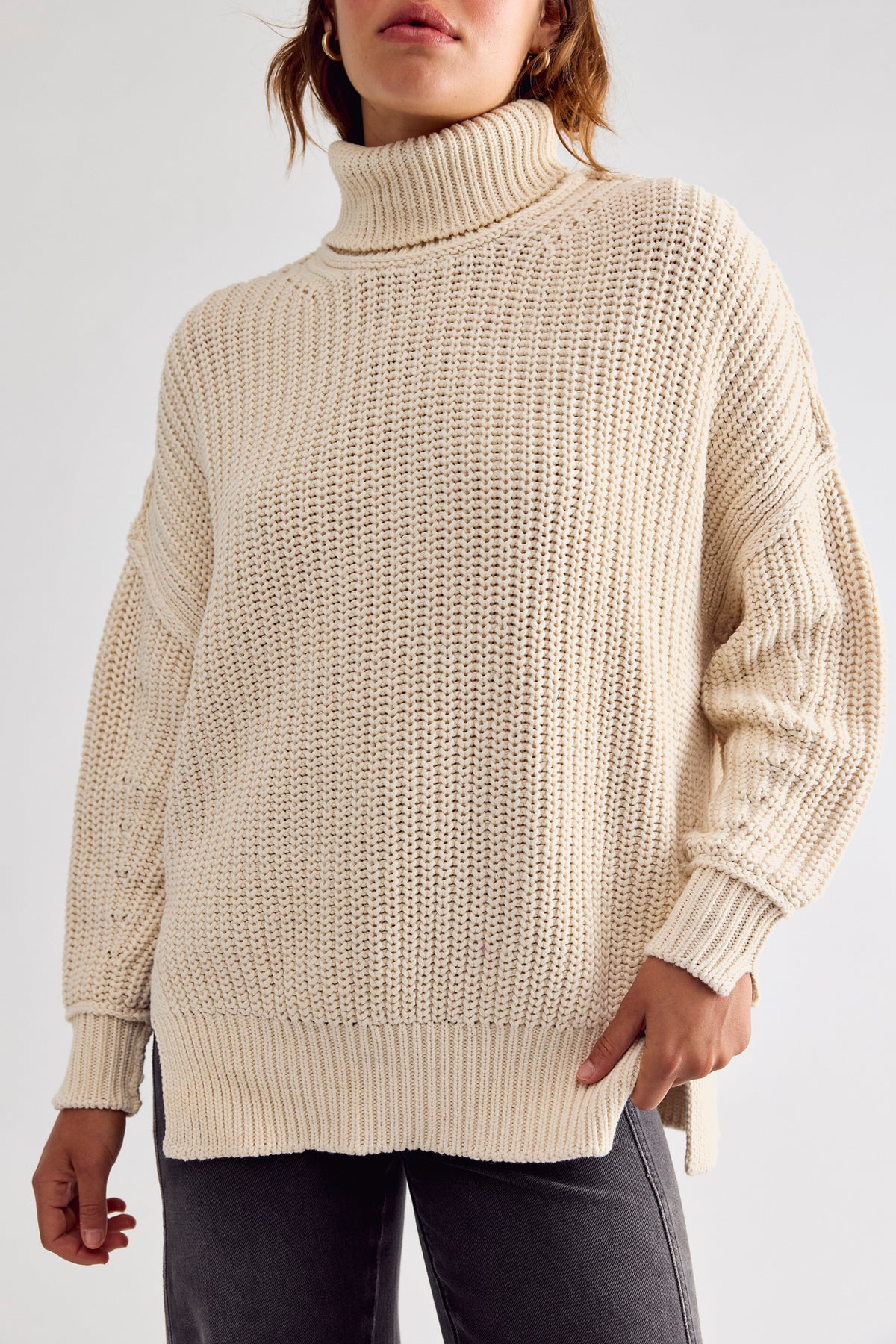 Worn Thru Turtleneck - Tea