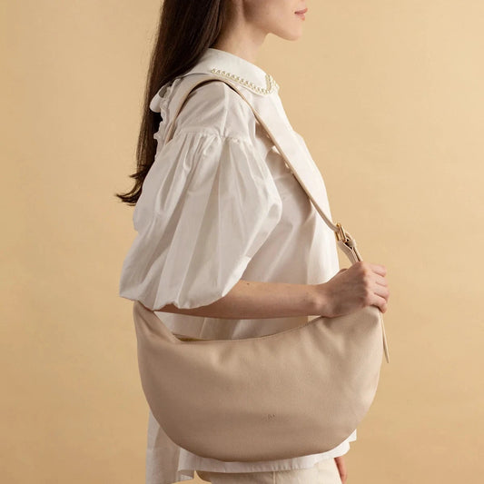 Slouchy Crossbody - Ecru