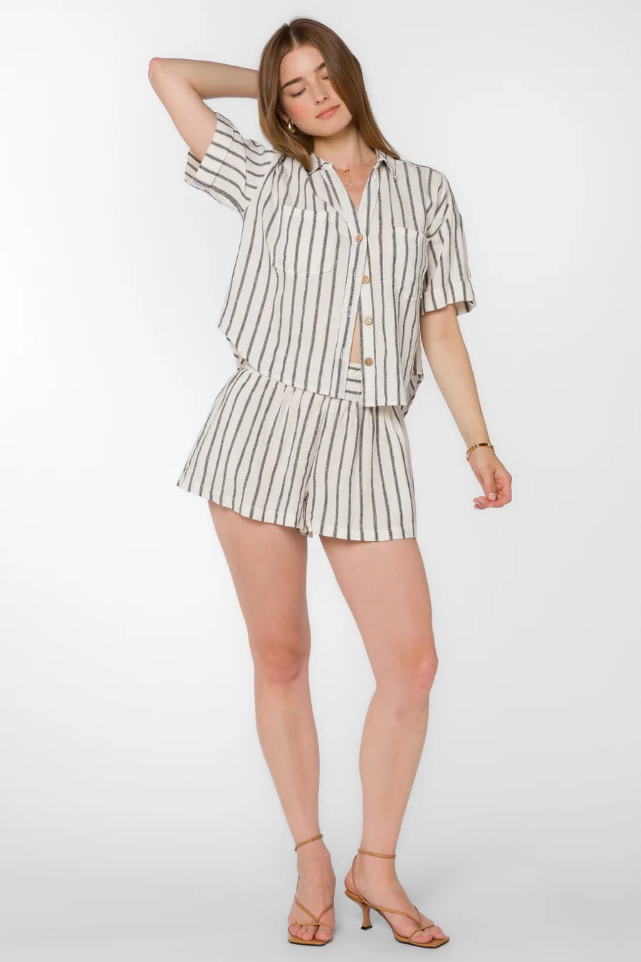 Sade Short - Black Stripe