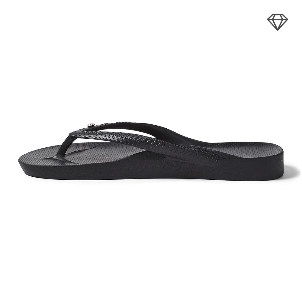 Crystal Flip Flop - Black