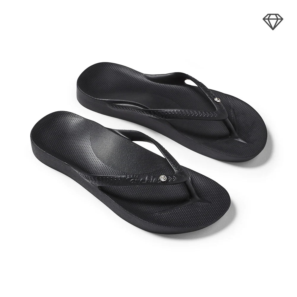 Crystal Flip Flop - Black