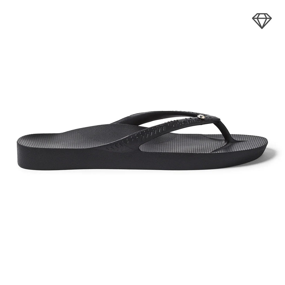 Crystal Flip Flop - Black