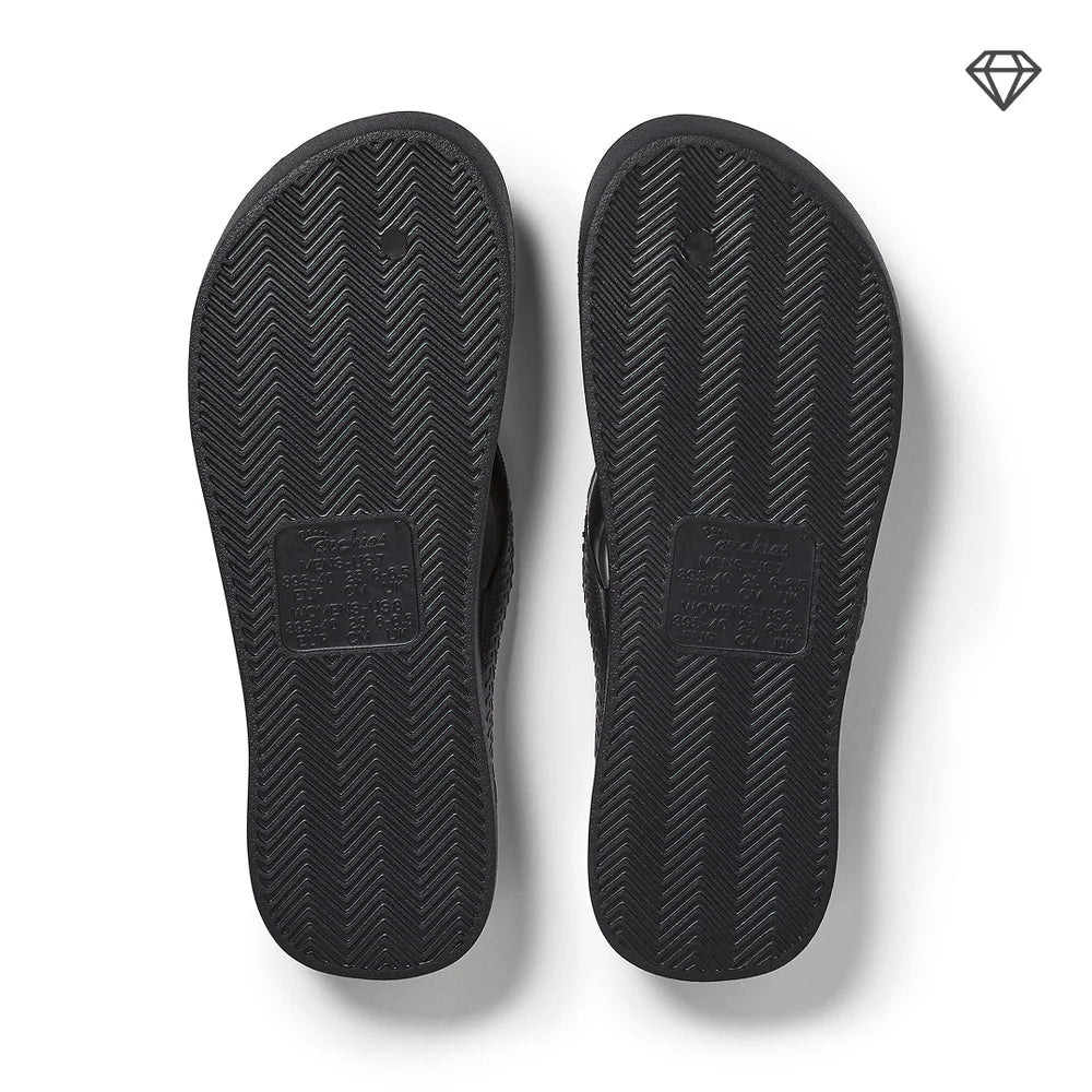 Crystal Flip Flop - Black