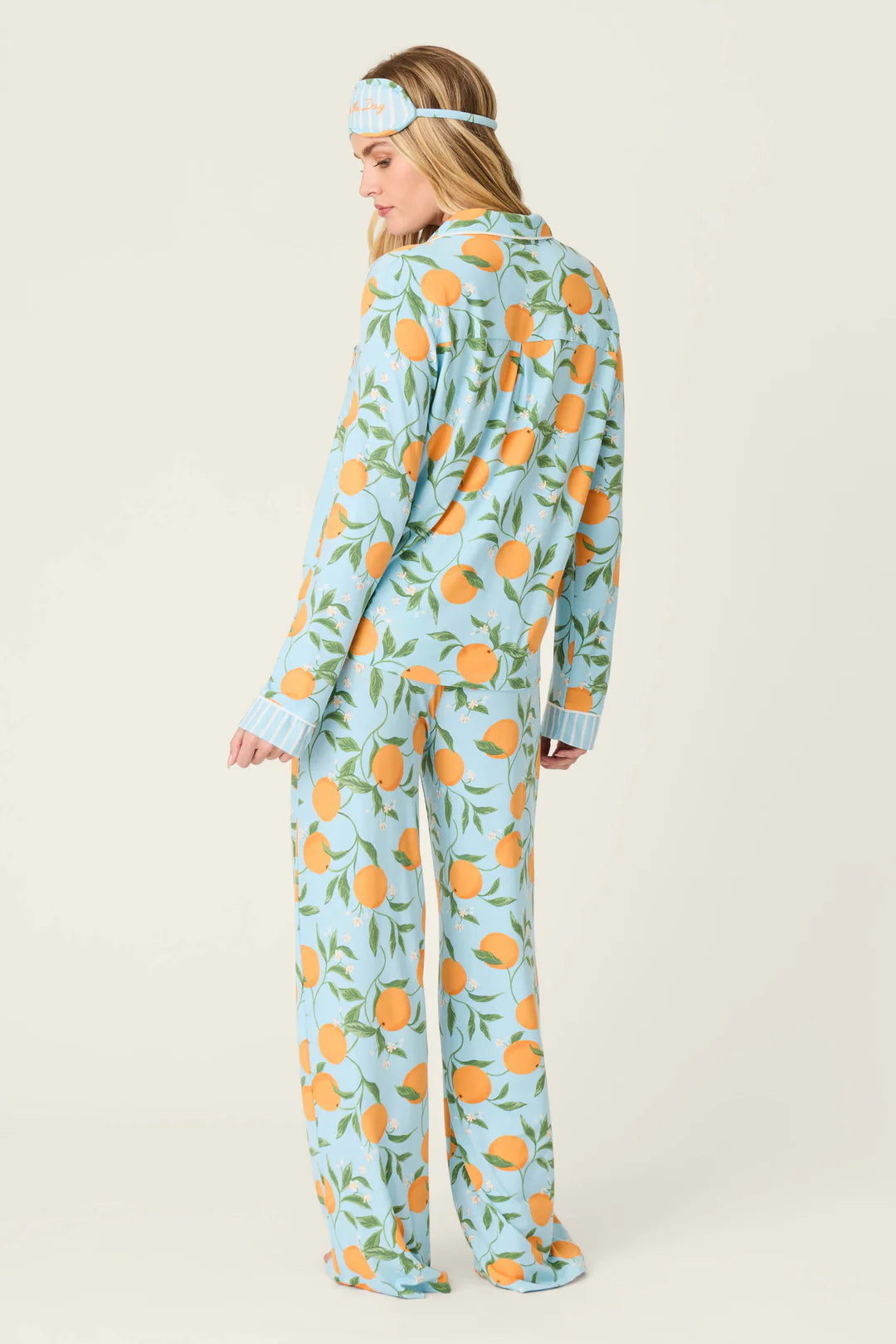 Citrus Dreams PJ Set - Morning Blue