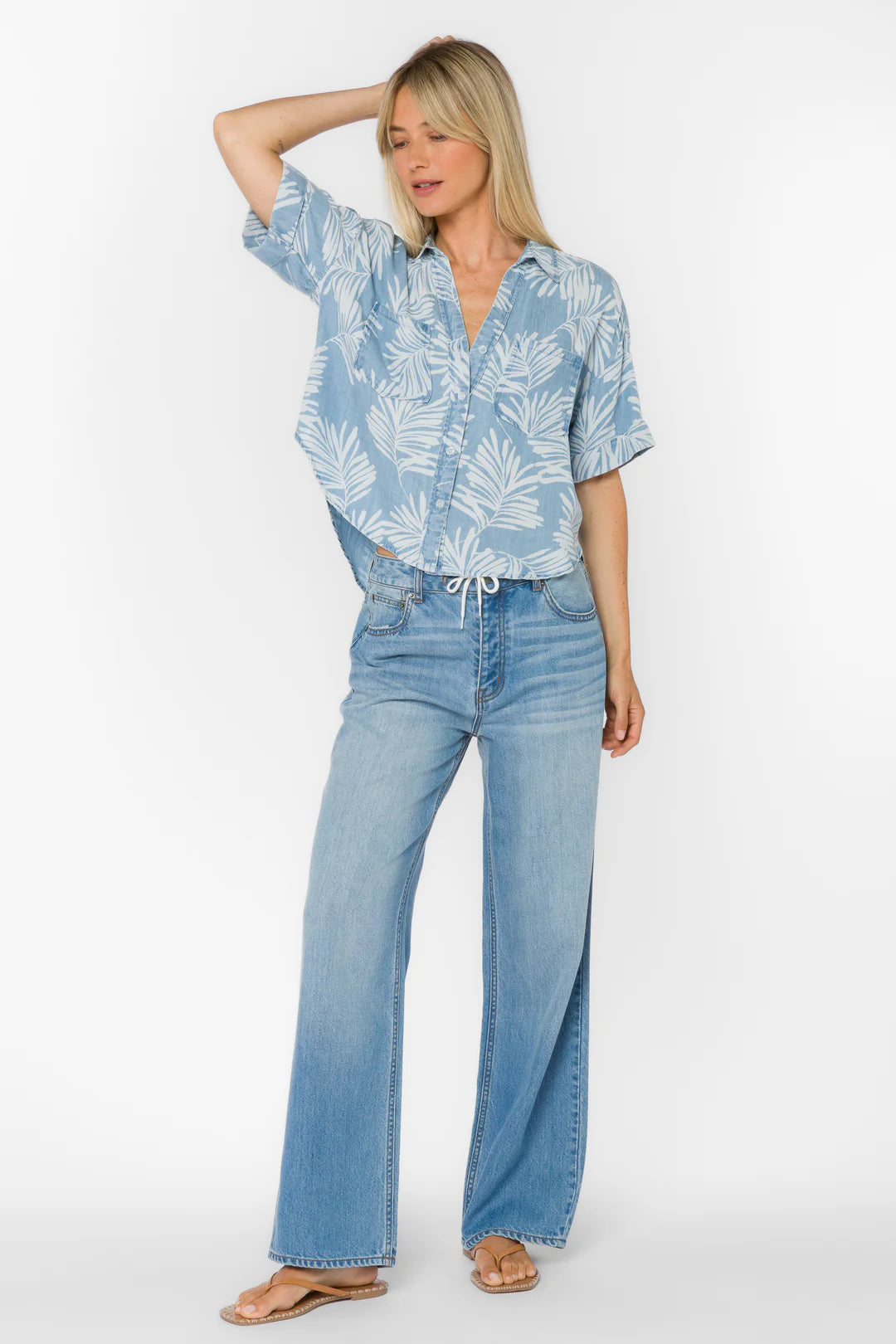 Brandon Palm Leaf Shirt