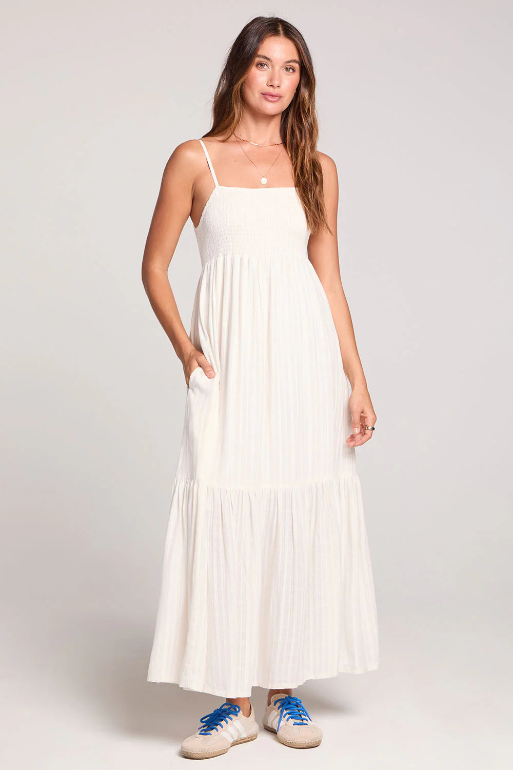 Sabrina Midi Dress - Salt