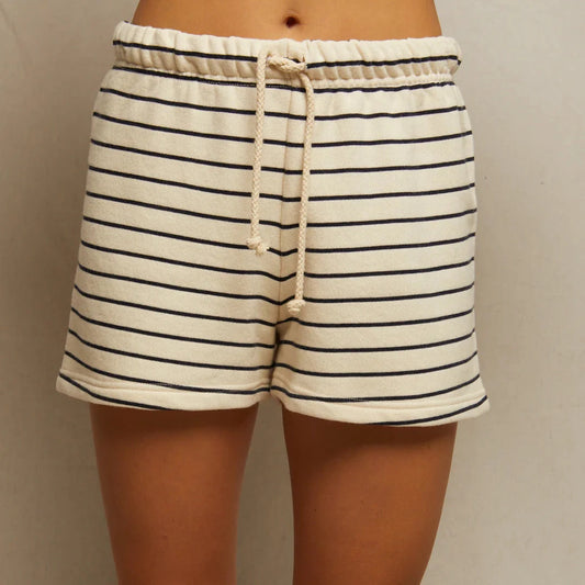 Bennie Short - Navy / Natural Stripe