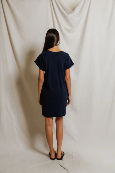 Laurie Dress - Navy