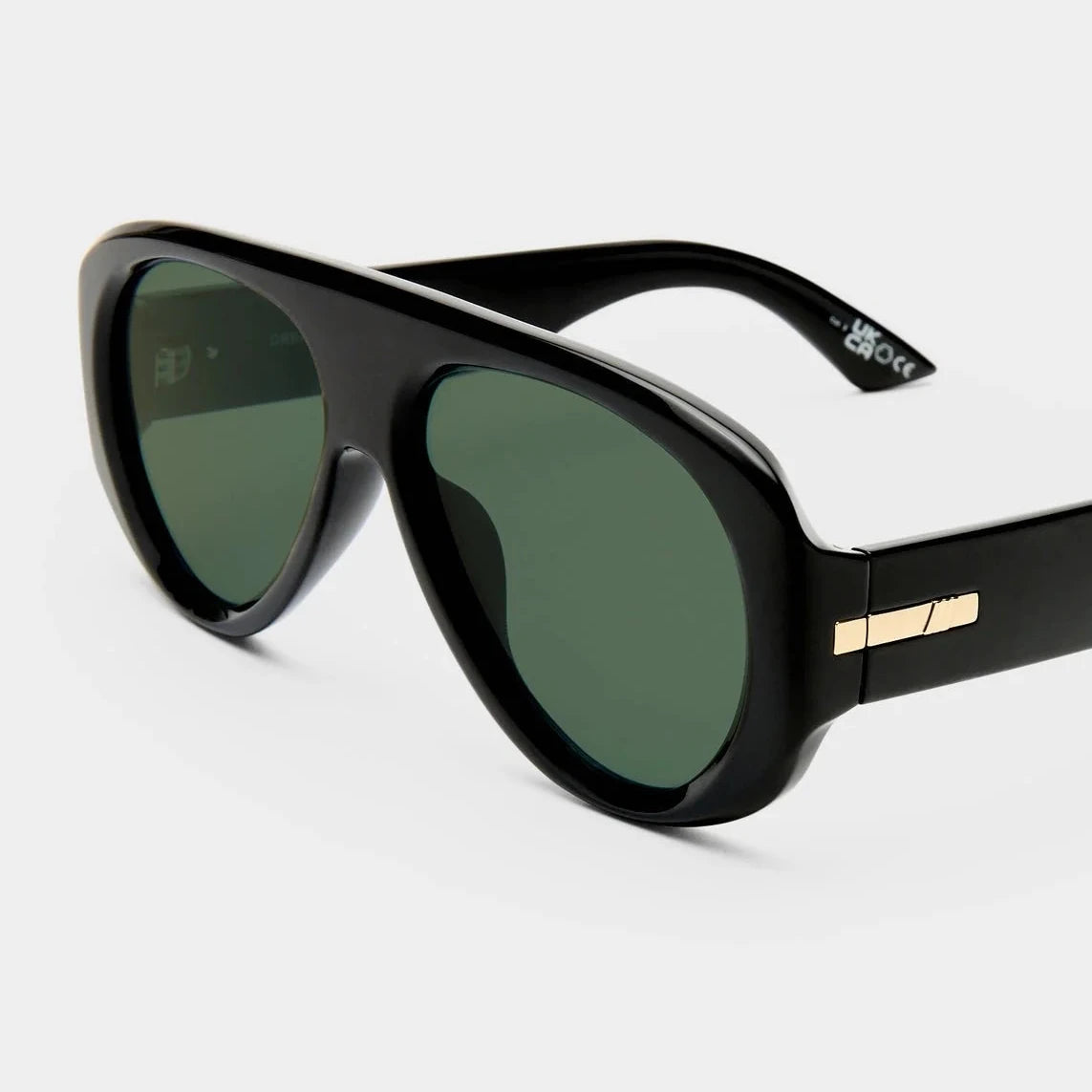 Dream Boat Sunglasses - Black / Khaki Polarized