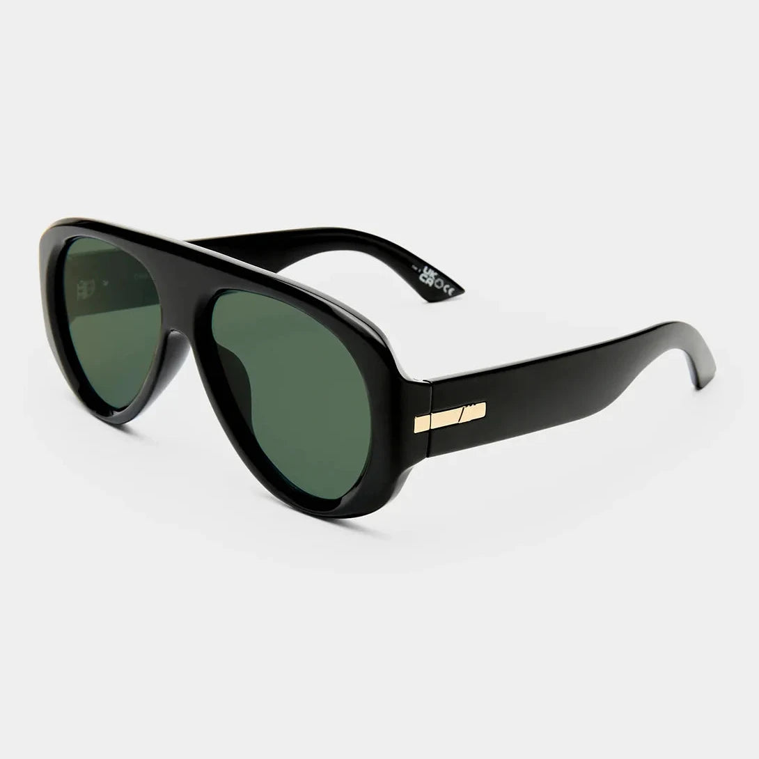 Dream Boat Sunglasses - Black / Khaki Polarized