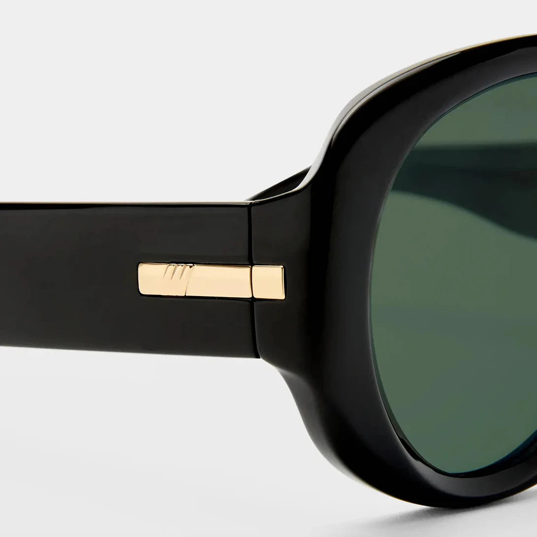 Dream Boat Sunglasses - Black / Khaki Polarized