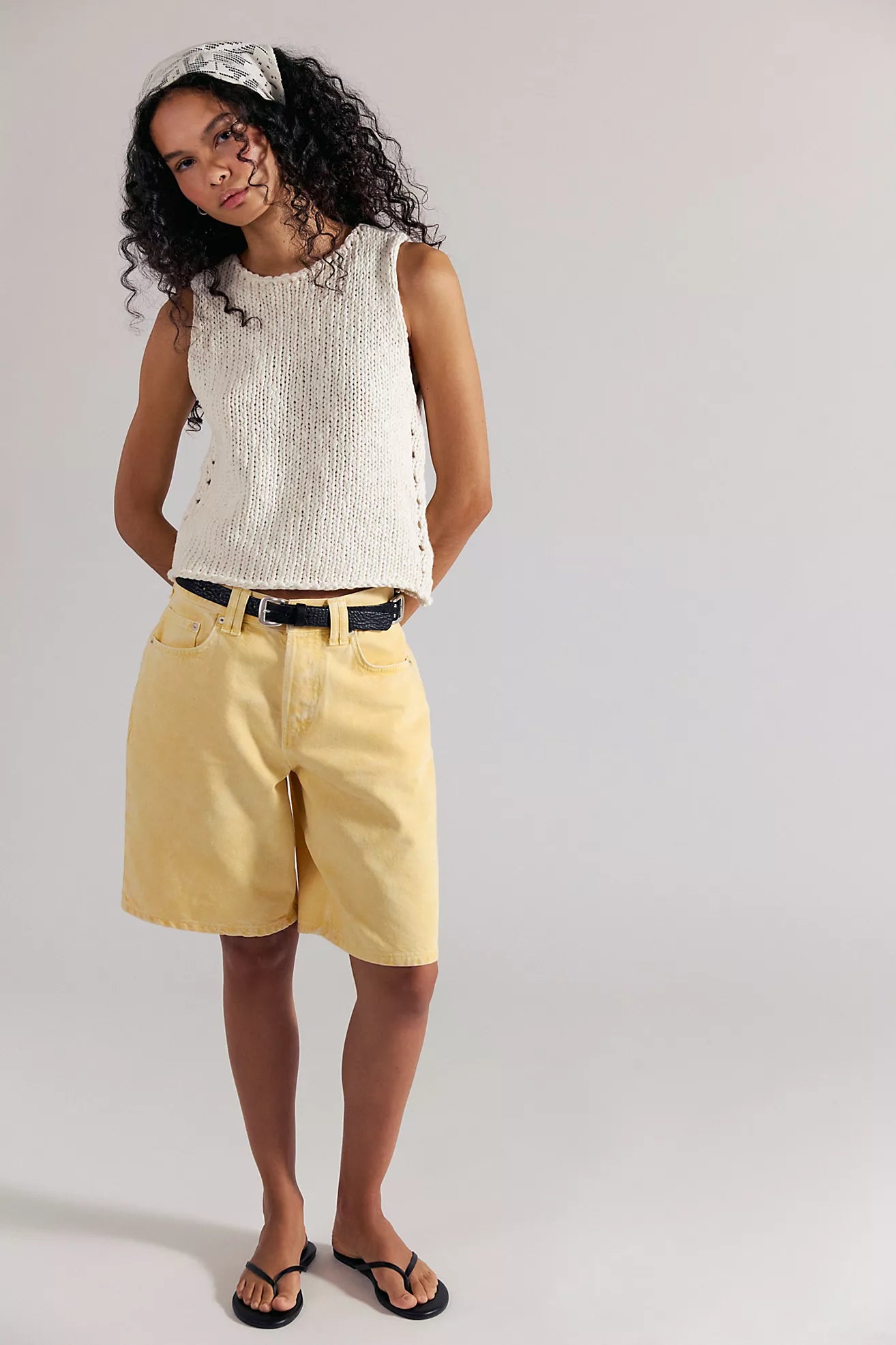 Opal Knit Tank - Whisper White