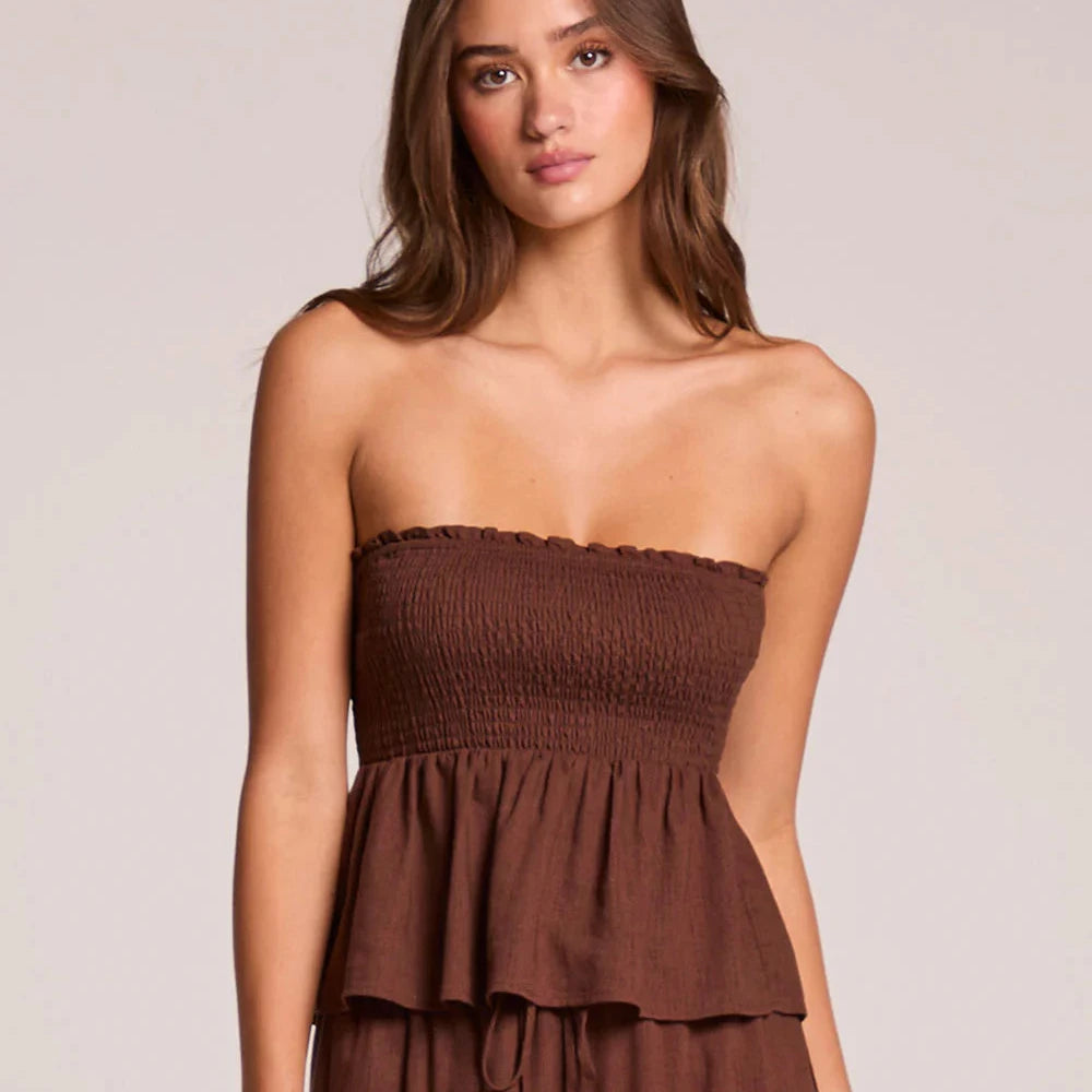 Frieda Tube Top - Kahlua