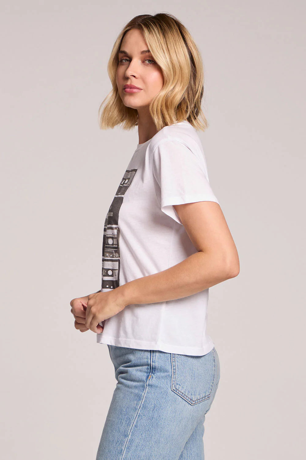 Rewind The Good Times Tee - White
