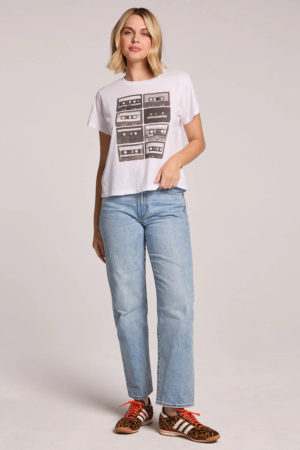 Rewind The Good Times Tee - White
