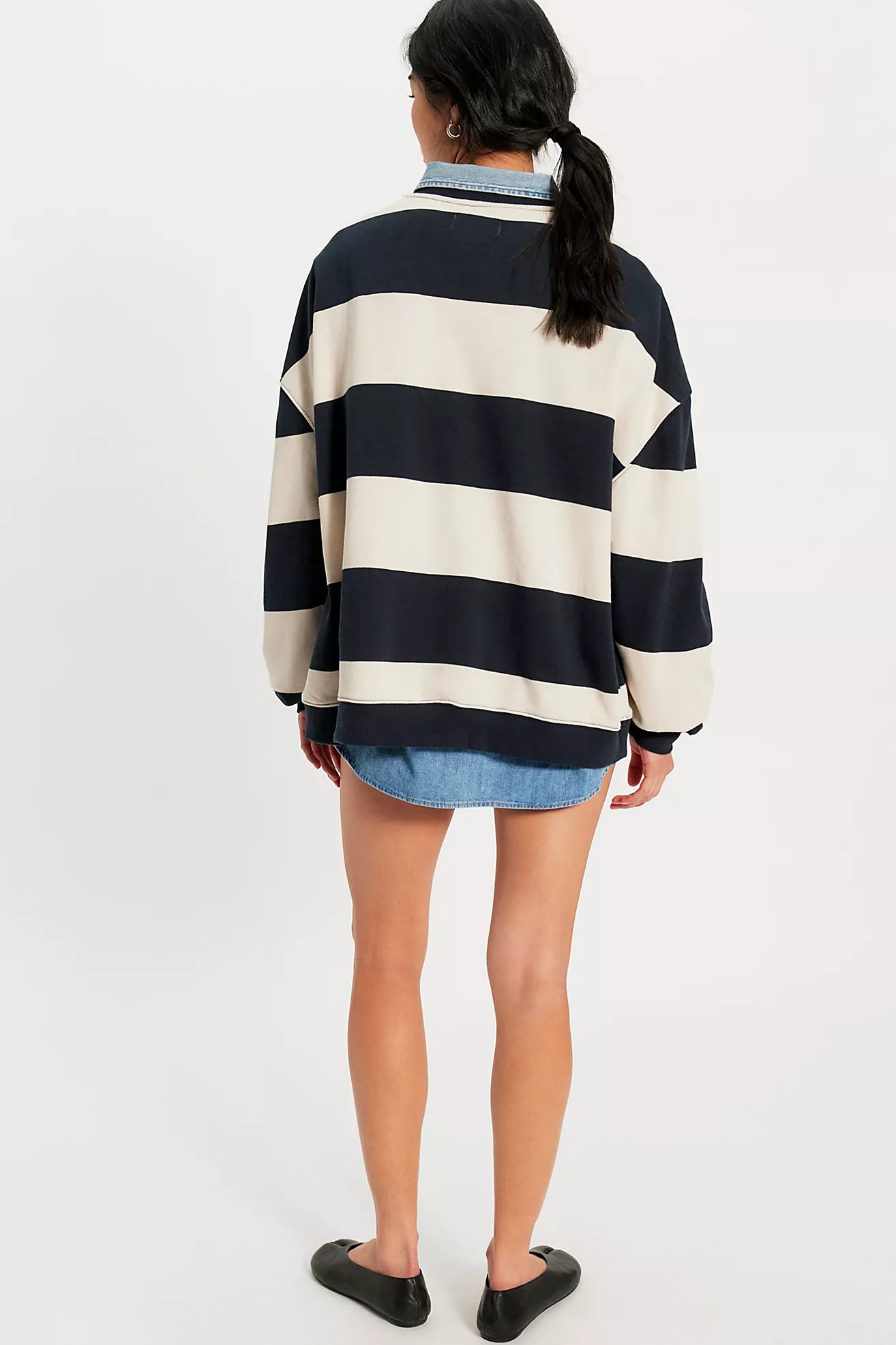 Classic Striped Oversized - Black Combo