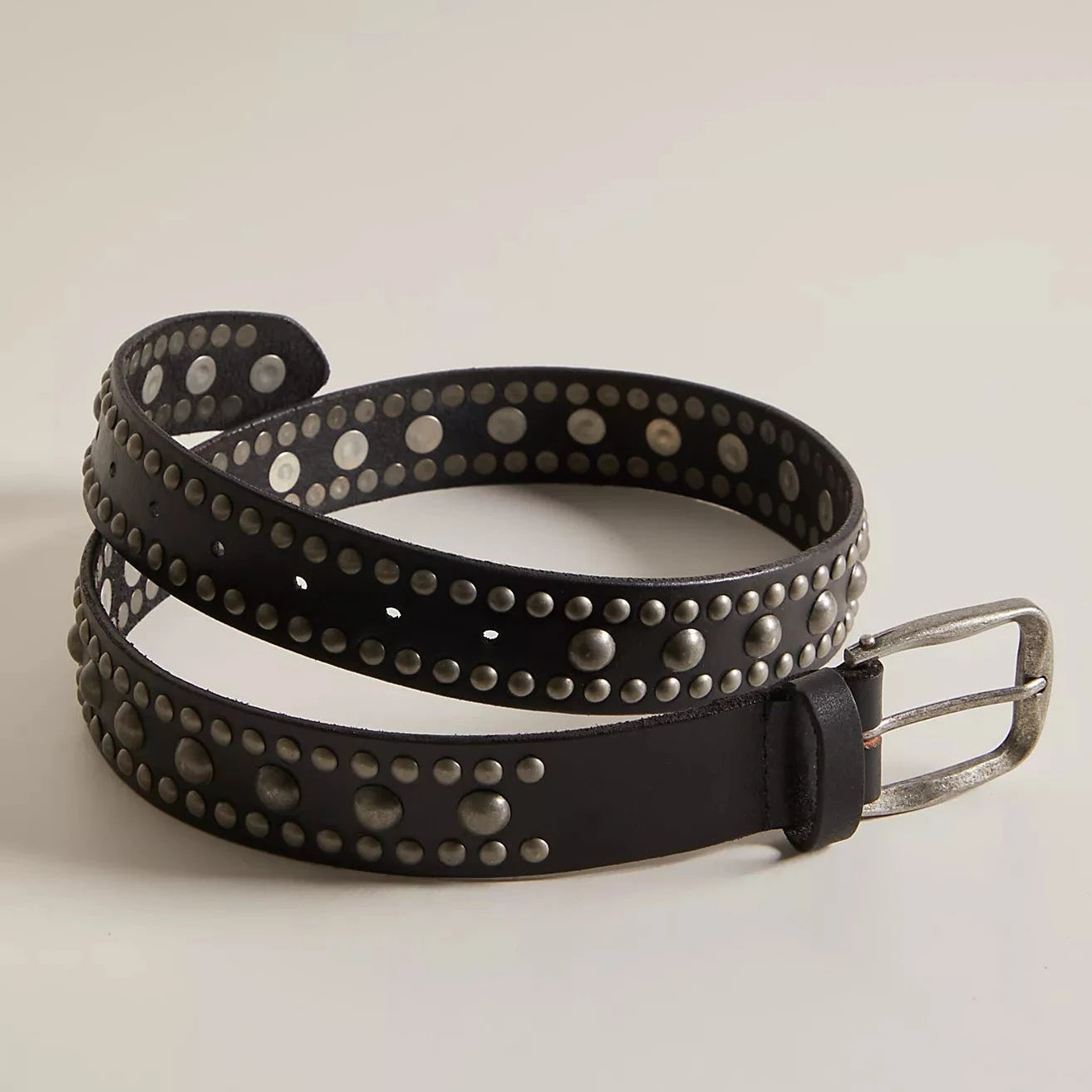 Sola Stud Belt - Black