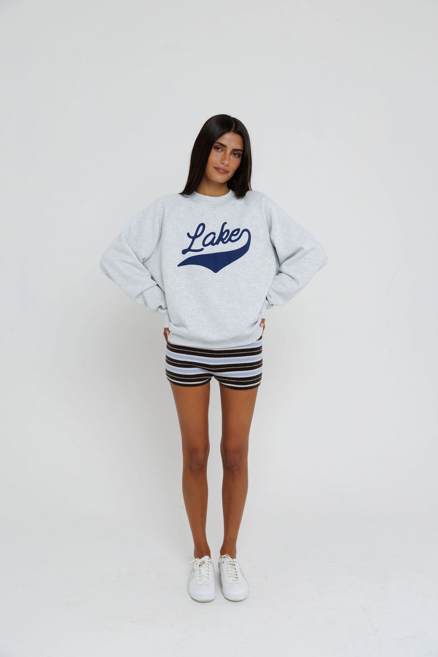 Lake Raglan Sweatshirt - Heather Ash