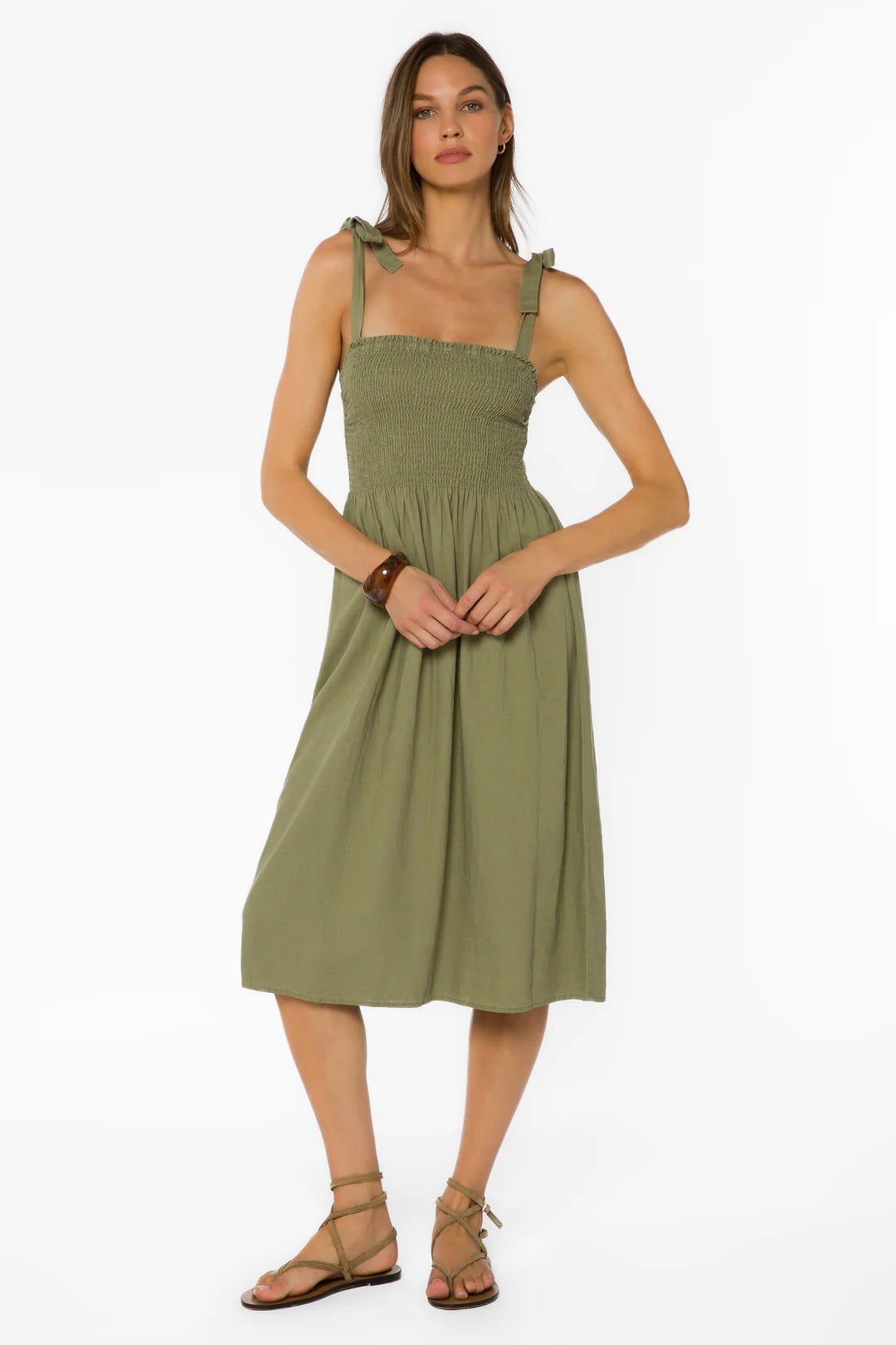 Amia Dress - Olive