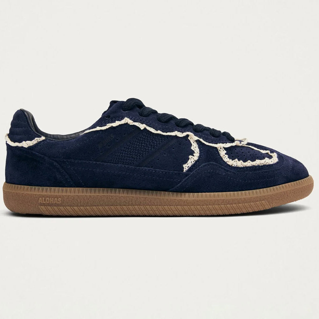 Tb. 490 Crochet Leather Sneakers - Navy
