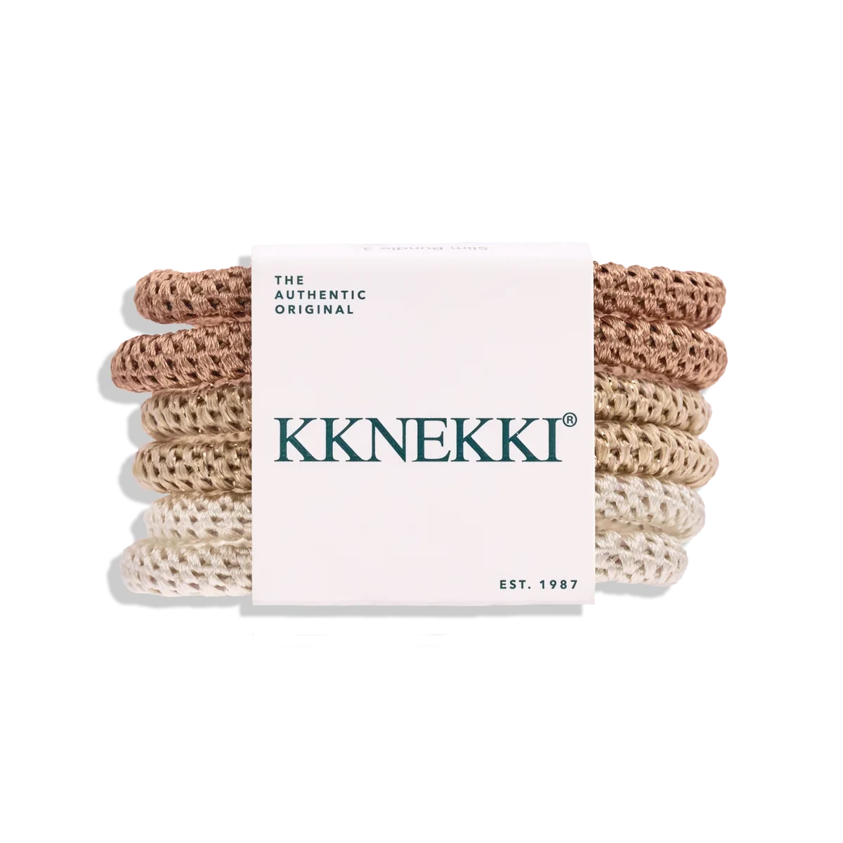 Kknekki 6 Pack Slim Hair Tie Bundle