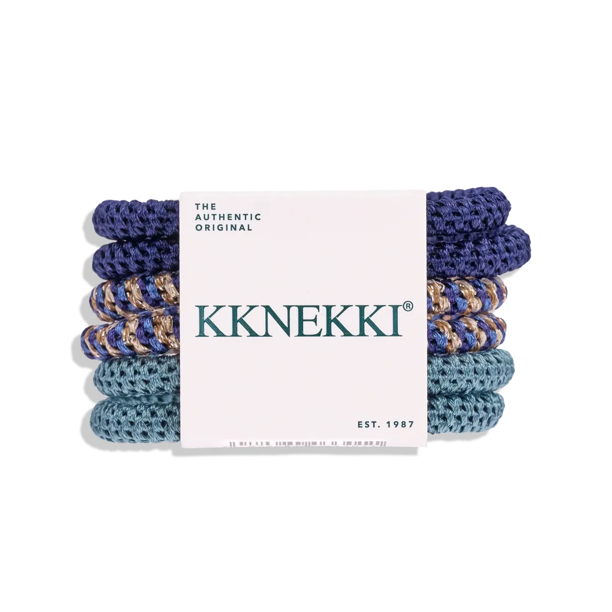 Kknekki 6 Pack Slim Hair Tie Bundle