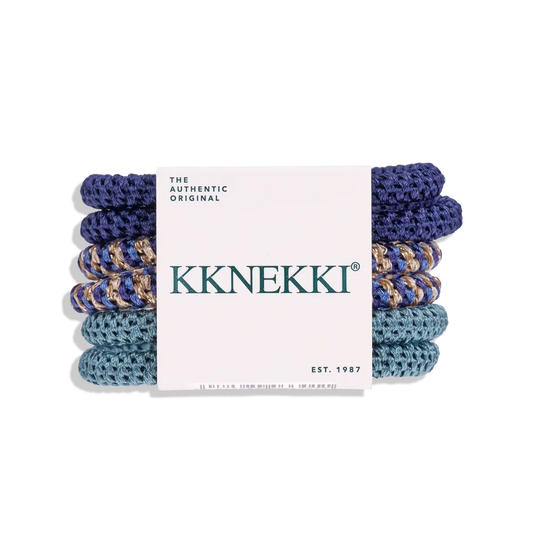 Kknekki 6 Pack Slim Hair Tie Bundle