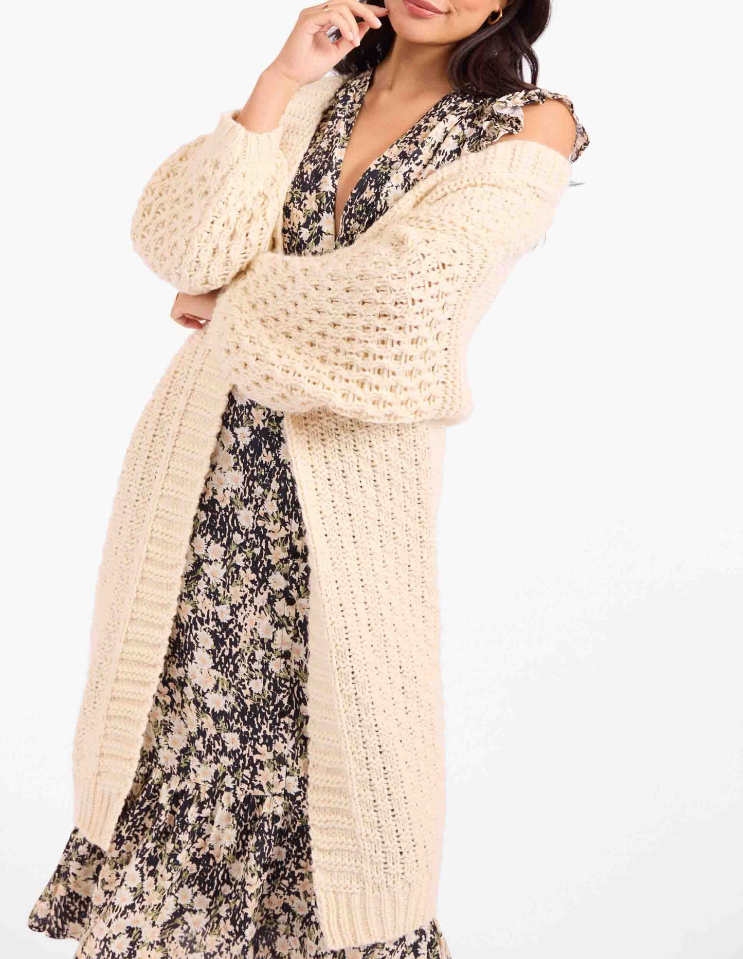Iggy Knit Cardigan - Ivory